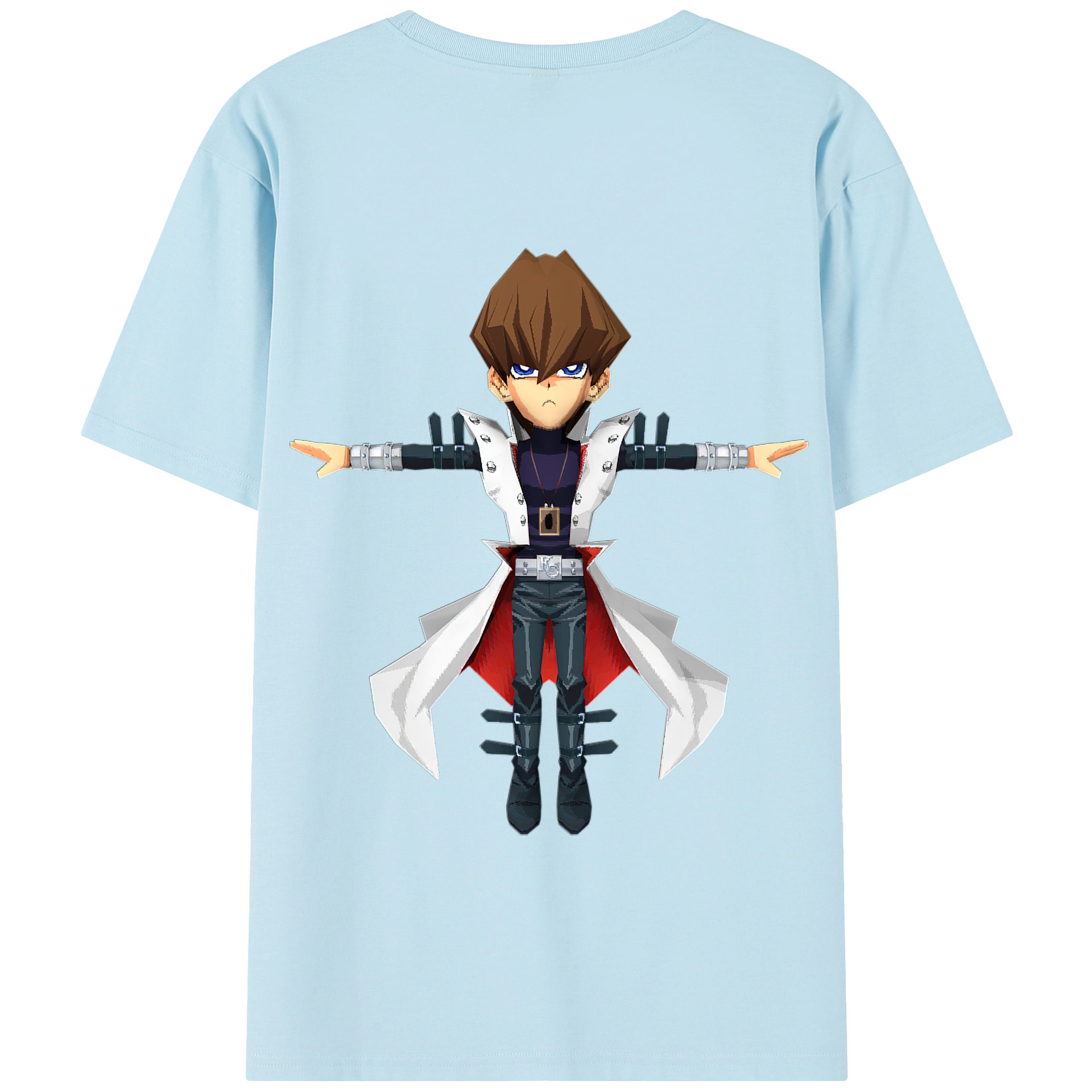 （画像用） 遊☆戯☆王 Yu-Gi-Oh! 綿100％半袖Tシャツ（背面プリント）